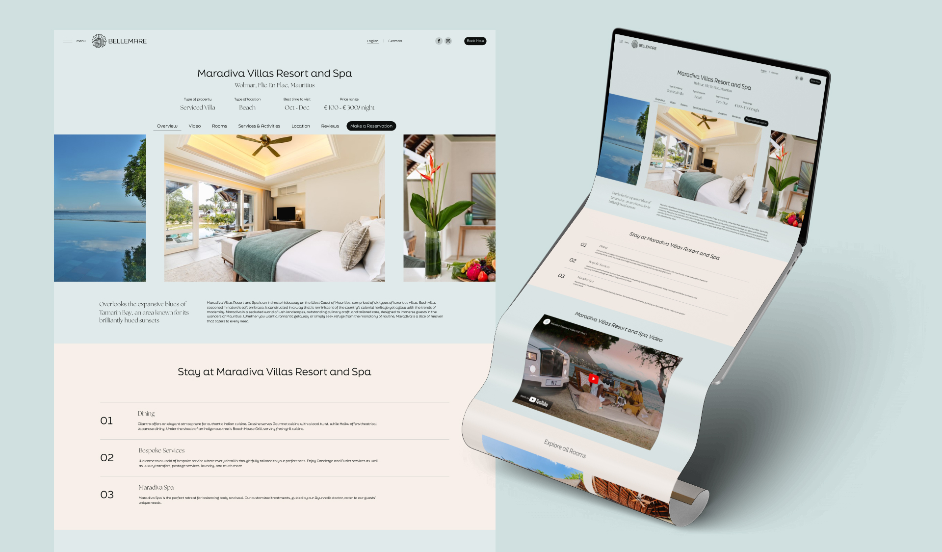 Premium Travel & Tourism Platform – Bellemare Travel - Building trust through thoughtful UX