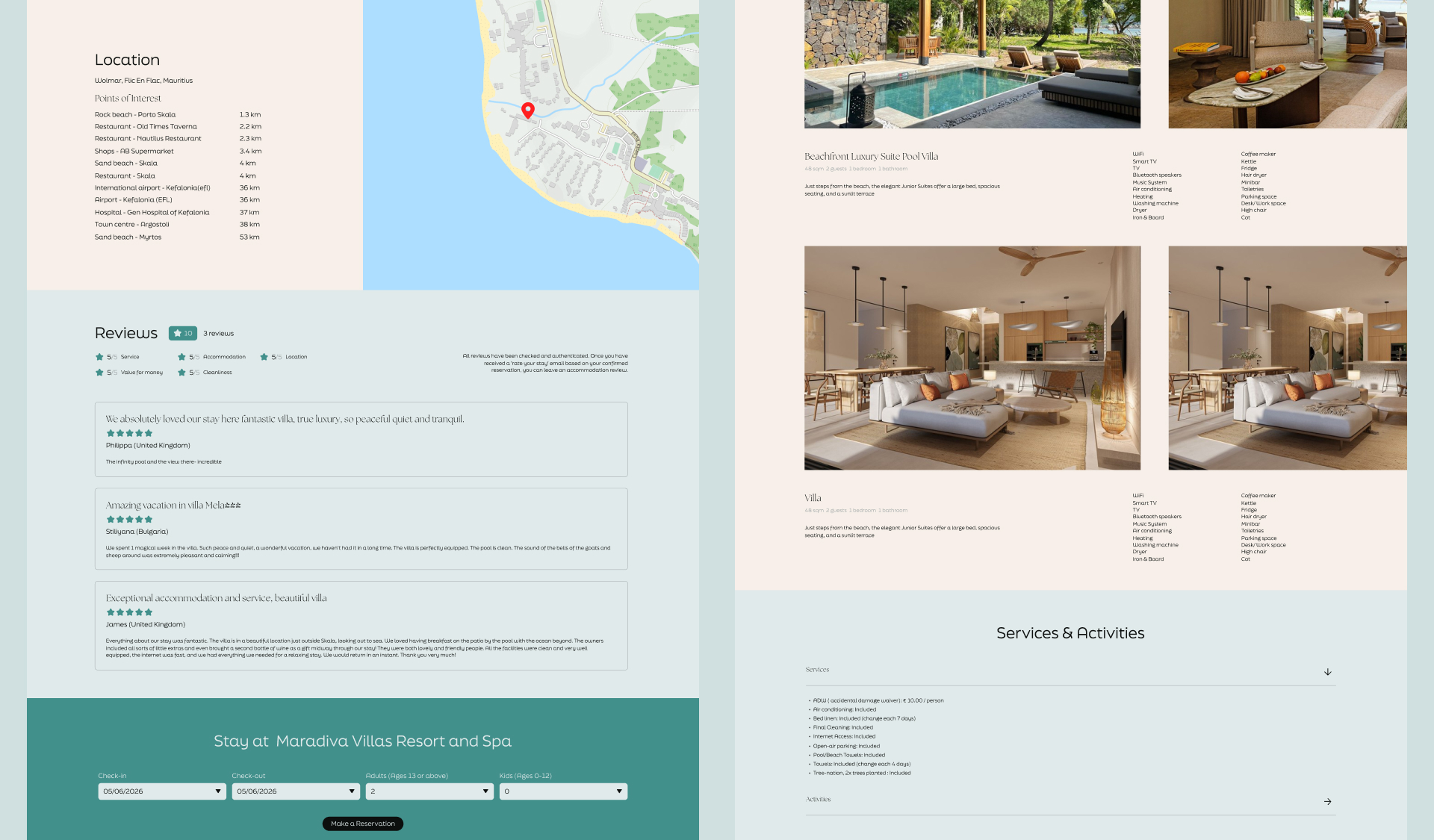 Premium Travel & Tourism Platform – Bellemare Travel - Converting visitors into travel inquiries
