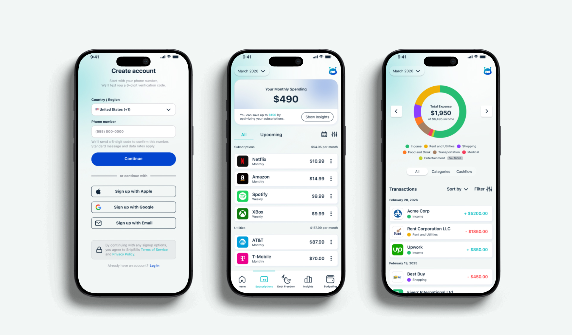 Personal Finance App UX/UI Design - Screenshot 02