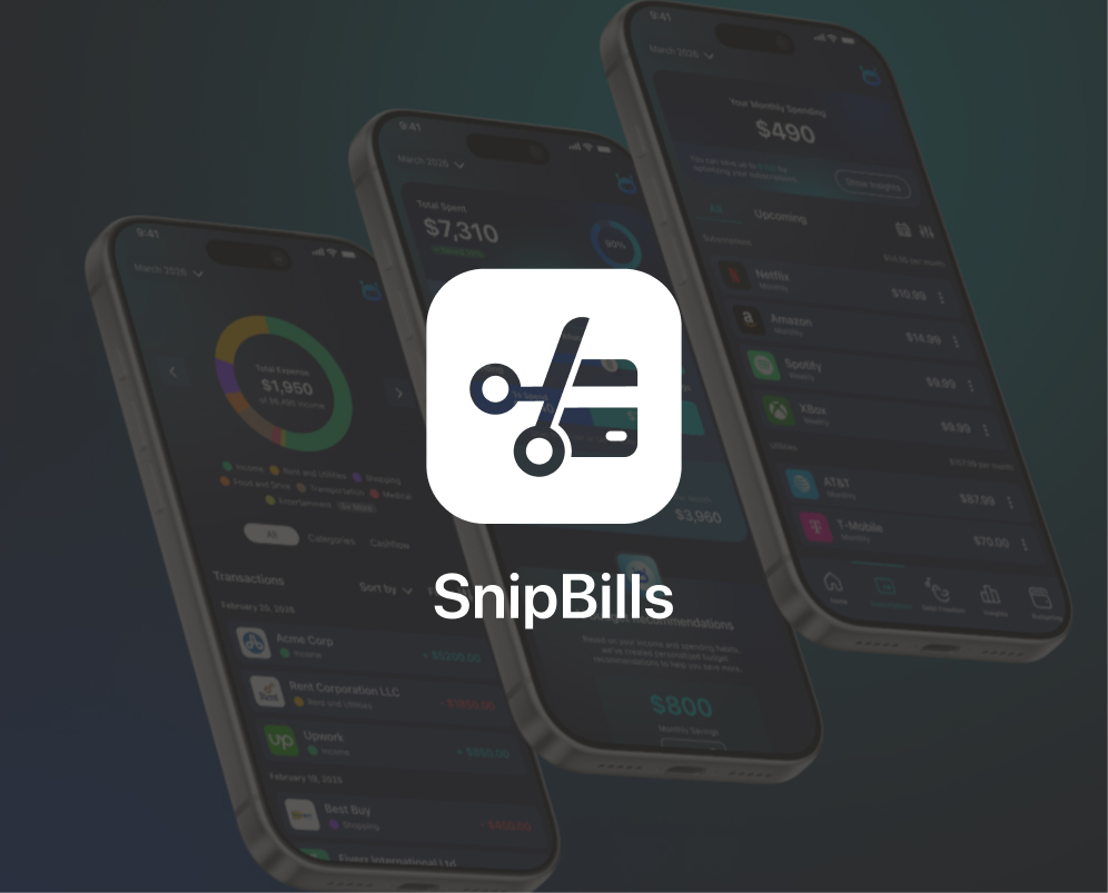 Personal Finance App UX/UI Design