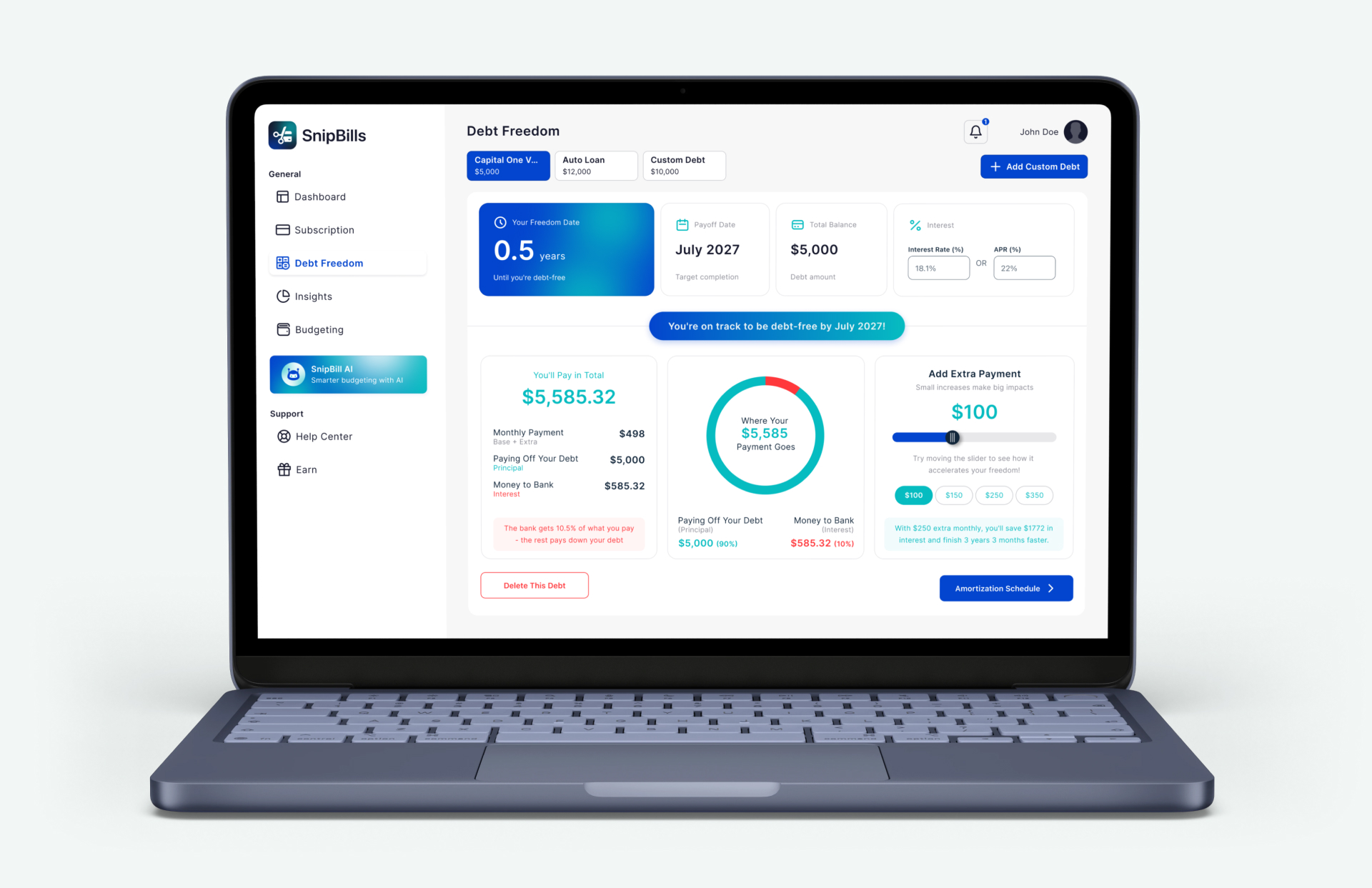 Personal Finance App UX/UI Design - Screenshot 05