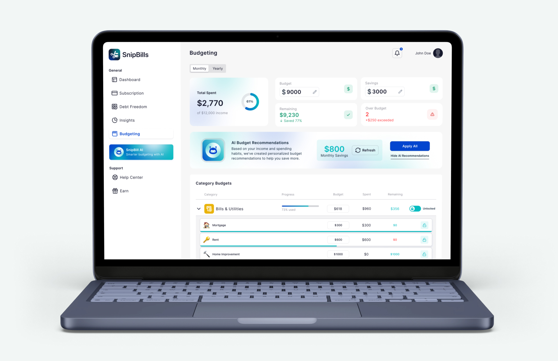 Personal Finance App UX/UI Design - Screenshot 06